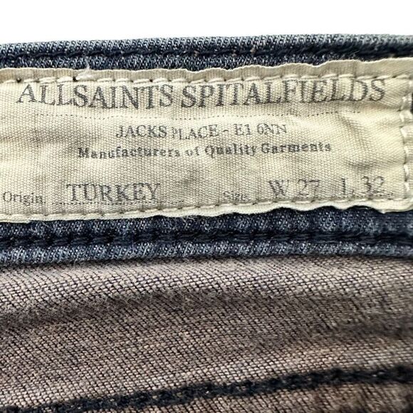 Allsaints Womens Spitalfields Jacks Place Curtis Ashby Womens Skinny Jean size 2 - Picture 3 of 10